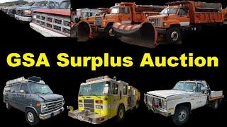 GSA State & Military Surplus Auction ~ Classic Chevy, Ford, OBS / Sqaure Body & Equipment