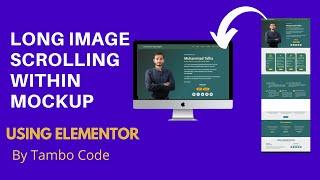 Long Image Scrolling within Mockup using Elementor | WordPress Elementor Tutorial | I2M SEO