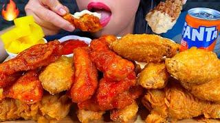 MASSIVE FRIED CHICKEN FEAST! MUKBANG ASMR Eating Sounds