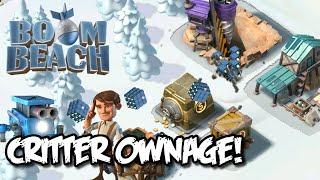 Boom Beach - CRITTERS TAKE DOWN BASE! - New Update Critters Gameplay!