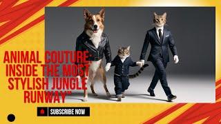 Nature’s Catwalk: Stunning Fashion Show Where Animals Rule the Runway #youtubeshorts #shorts