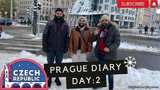 My first Snow Fall  | Prague vlog | Day 2 | @digitaldiarybyanas