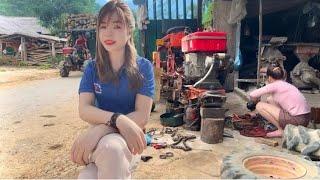 Full video: genius girl repairs tractors