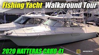 2020 Hatteras Cabo 41 Fishing Yacht - Walkaround Tour - 2020 Miami Yacht Show