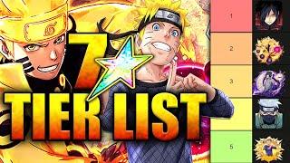 7⭐ TIER LIST (PVE & PVP) OCTOBER 2020 in Naruto Ultimate Ninja Blazing