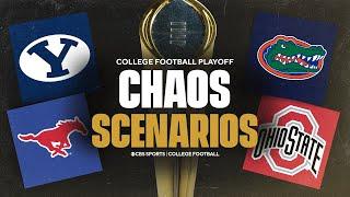 College Football Playoff CHAOS SCENARIOS, upsets and spoilers that could shake up the bracket