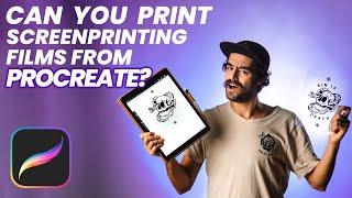 Screen Printing transparencies from Procreate?!