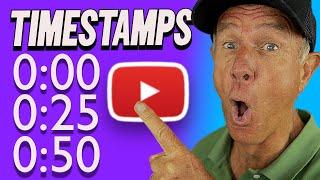 How To Add Timestamp On YouTube 2024-2025