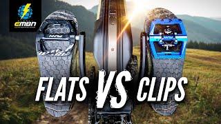 Are Flat Pedals As Fast As Clipless On An eBike?