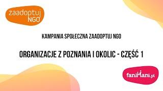 Kampania społeczna Zaadoptuj NGO - organizacje z Poznania i okolic  część pierwsza