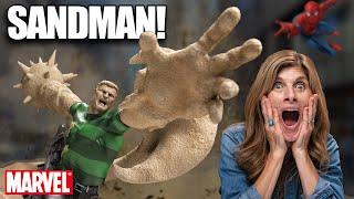 SANDMAN vs MY WIFE!!! Her First Amazing Spider-Man Villain Statue Review!