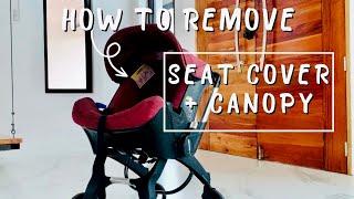 Let's remove the seat cover and canopy | Doona Car Seat & Stroller #doona