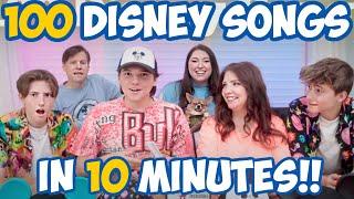 100 Disney Songs in 10 Minutes!