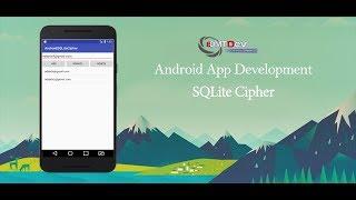 Android Studio Tutorial - SQLite Cipher