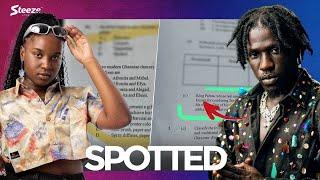 King Paluta and Afronita spotted on the just ended BECE Creative Arts Paper