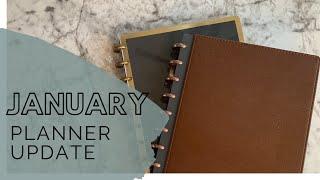 January 2020 Planner Update - Inkwell Press Horizontal & Google Calendar