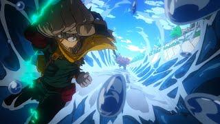 「4K-60FPS」 Vigilante Deku VS Muscular Fight Scene | My Hero Academia