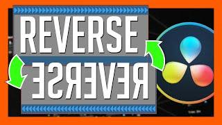 HOW TO REVERSE A CLIP IN DAVINCI RESOLVE - Resolve 16 Tutorial for beginners