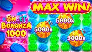 ЛЕГЕНДАРНЫЙ КАМБЭК И ИНТРИГА В SWEET BONANZA 1000!!! МАКС ВИН ПО БОЛЬШОЙ СТАВКЕ В СЕССИИ!!!