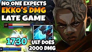 EKKO late game is SO BROKEN. One step on my ult and they INSTANTLY die. | Ekko Mid