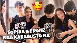 SOPHIA & FRANZ NAG KAKAGUSTO NA SA ISAT ISA  #sabbyandsophia #franzphia