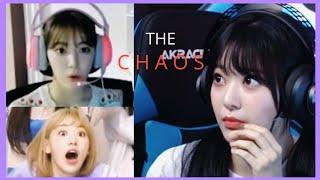 Miyawaki Sakura gaming but it's only the chaotic parts