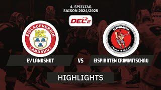 DEL2: EV Landshut vs. Eispiraten Crimmitschau | Highlights - 4. Spieltag | SDTV Eishockey