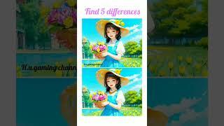 spot 5 differences #194 #H.u.gaming channel #shorts #trending #vairal #diffrencesgame