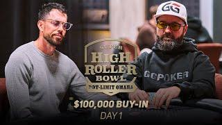 Super High Roller Bowl Pot Limit Omaha with Daniel Negreanu & Nick Schulman