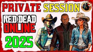 RDO2025How to Create a Private Session in Red Dead Online