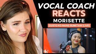 Vocal Coach|Reacts Morissette performs "Gusto Ko Nang Bumitaw" LIVE on Wish 107.5 Bus