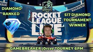  GameBreaker j0rcee | Ranked Rocket League Duos - Road to CHAMP | 6PM Tournament