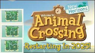 Restarting my Island in 2025! Animal Crossing: New Horizons!