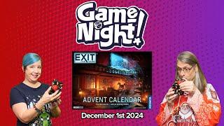 GameNight! 24 Days of Christmas Day 1 - Exit: The Game Advent Calendar The Silent Storm