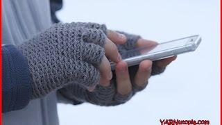 Crochet Tutorial: Freestyle Fingerless Gloves