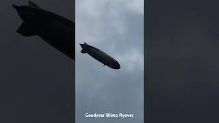 Goodyear blimp flyover