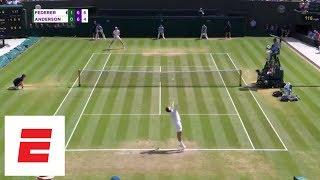 Wimbledon 2018 Highlights: Federer stunned by Anderson in 5 sets | ESPN