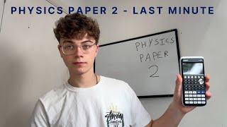 Watch This Video Before Physics Paper 2 | Last Core GCSE!