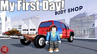 My First Day in ROBLOX GREENVILLE RP! I Bought a WRECKED Chevy 2500 HD!