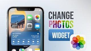 How to Change Featured Photos on iOS 15 (customize widgets)