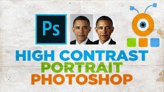 How to Create a High Contrast Portrait in Photoshop