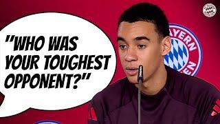 Jamal Musiala faces tough questions from kids  | FC Bayern KidsClub Press Conference