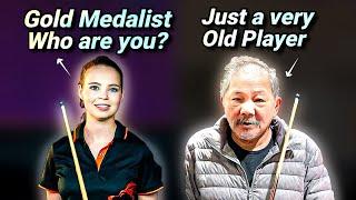 Very Confident PLAYER Thinks She CAN OTUSHINE 64-Year Old EFREN REYES