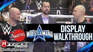 WrestleMania 38 Axxess Mattel WWE Display Walkthrough! 2022 Wrestling Figures & RAW IS WAR Diorama!