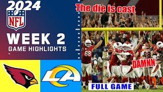 Los Angeles Rams  vs.  Arizona Cardinals [WEEK 2] Full Game highlights | NFL Season Today