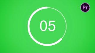 Animated Countdown Timer in Adobe Premiere Pro