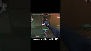 raw accel is built diff