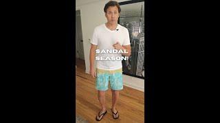 Vans Slip-On TRK vs Sandals | Is there room for both in your closet? #shorts