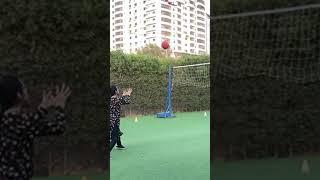 Slo-mo Throwball Service