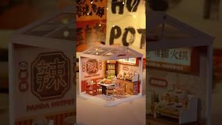 ROLIFE 3D DIY | Plastic Miniature House - Super Store - Panda Hot Pot Restaurant (UNBOX)